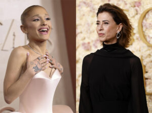 Combo de fotografías de archivo de Ariana Grande (i) y Fernanda Torres. EFE/ David Swanson/ Caroline Brehman