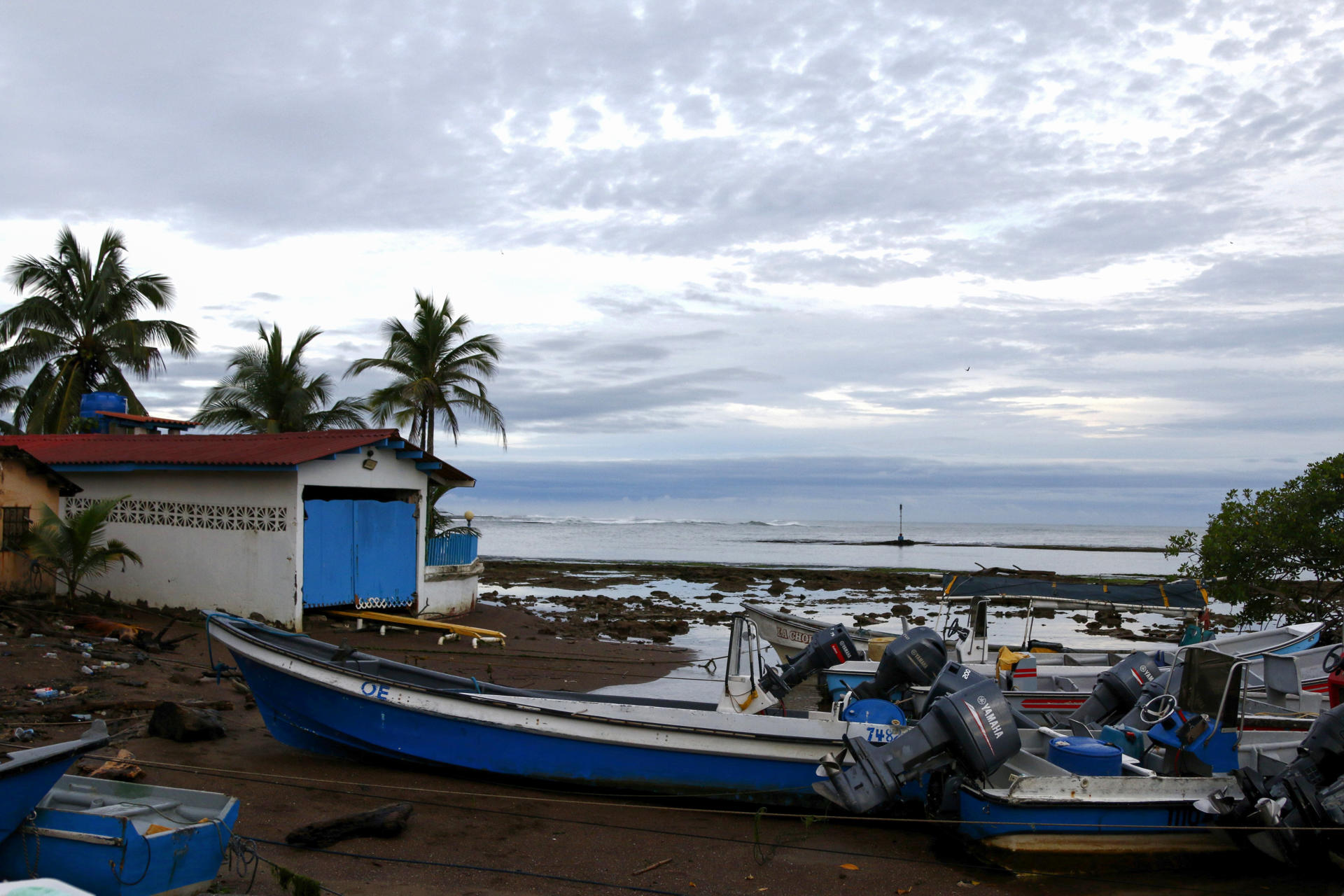 Fotografía del 23 de junio de 2025 de lanchas en el puerto de Miramar, en el Caribe panameño (Panamá). EFE/ Moncho Torres