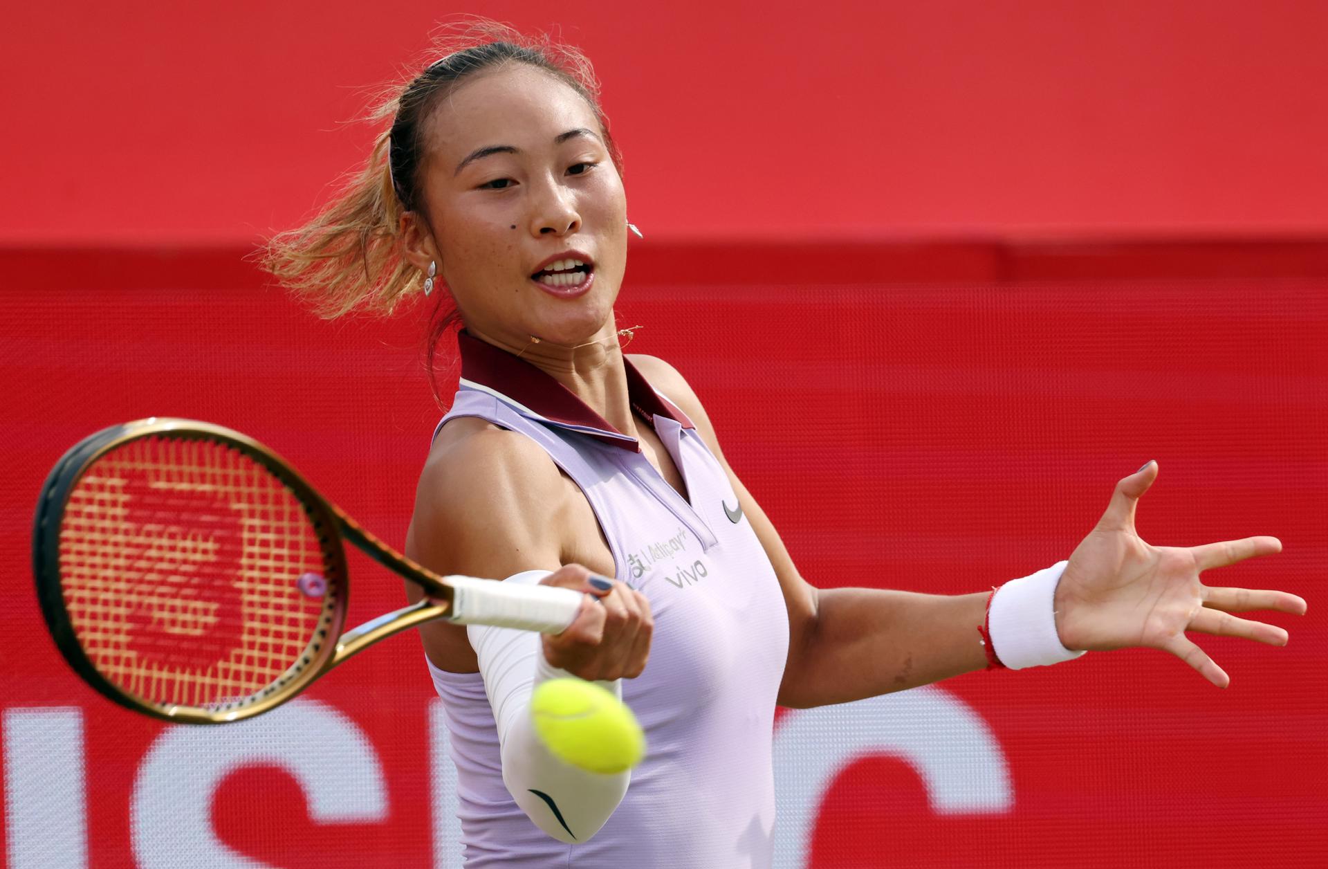 Qinwen Zheng. EFE/EPA/ANDY RAIN
