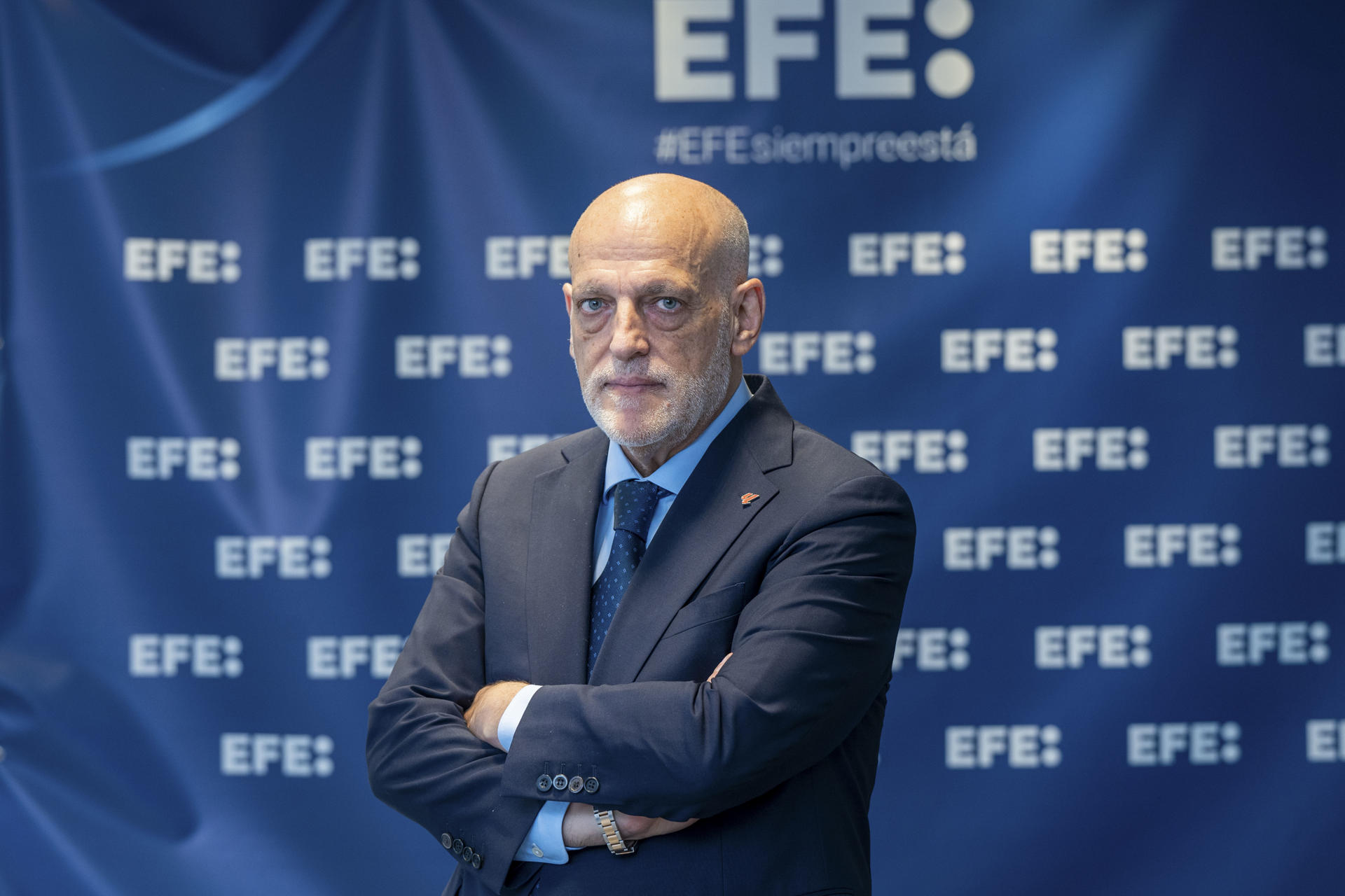 Javier Tebas, presidente de LaLiga, analizó, en una entrevista con EFE, el supuesto interés del FC Barcelona en fichar a Nico Williams. EFE/ Fernando Villar