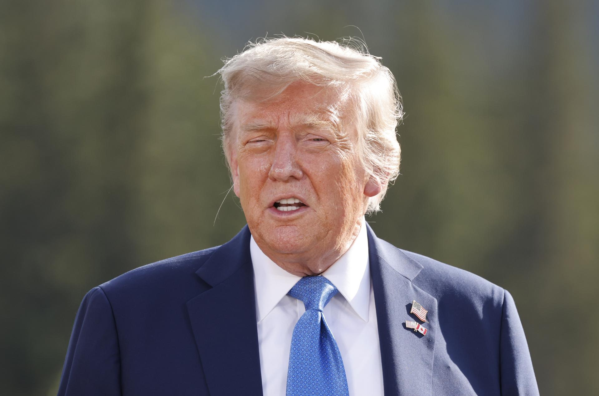 El presidente de EE.UU., Donald Trump. EFE/EPA/LUDOVIC MARIN / POOL
