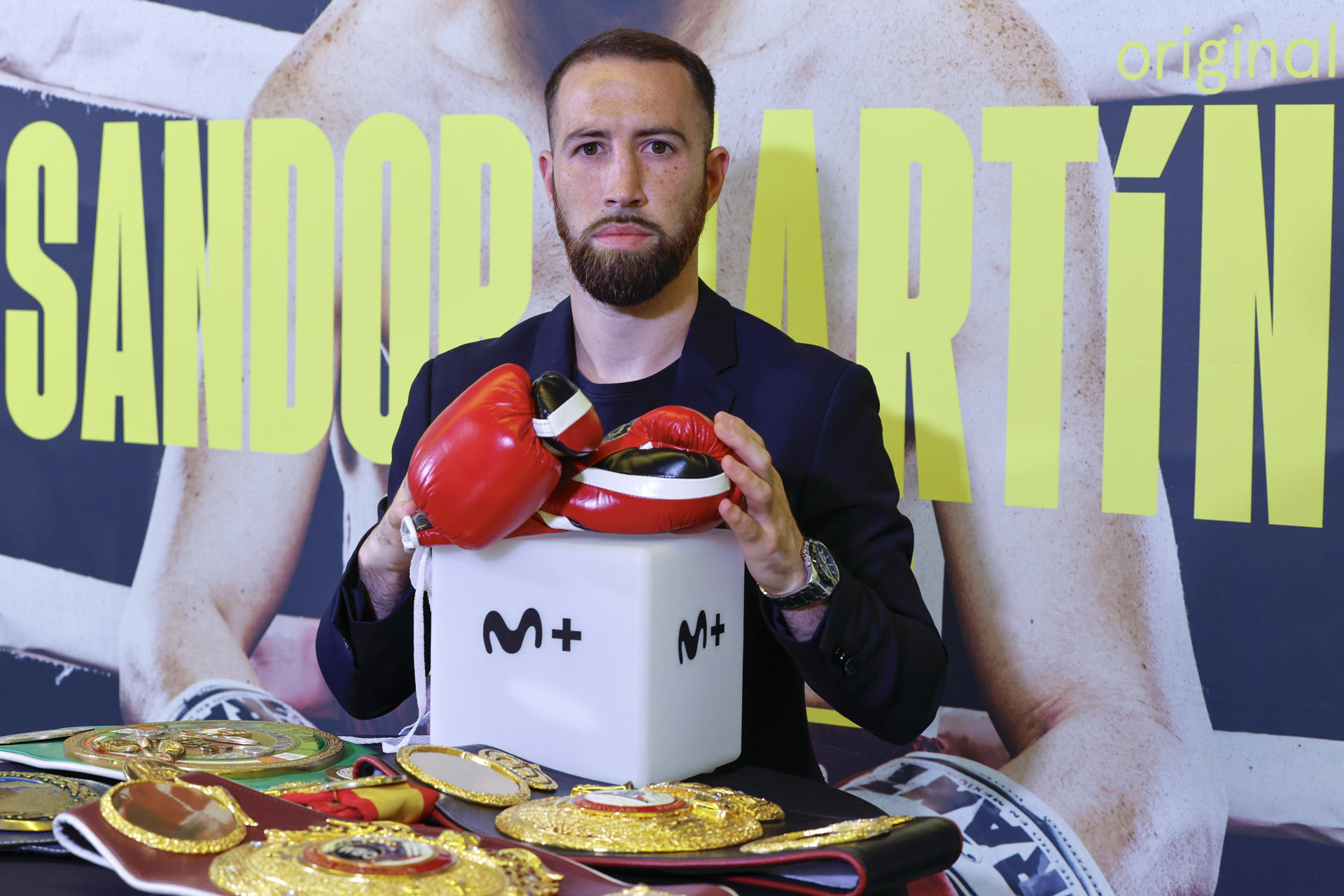El boxeador Sandor Martín (Barcelona, 1993) afirma con convicción en una entrevista con EFE que no se retirará sin el cinturón de campeón del mundo en su palmarés, un título por el que optó el pasado marzo ante el dominicano Alberto Puello y que confía en conquistar ya sea en 2026 o más adelante. EFE/Toni Albir