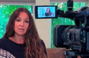La directora ejecutiva de Refugee Assistance Alliance (RAA), Jamie Scotti-Everett, habla con EFE durante una entrevista en Miami (Florida, (EE.UU.). EFE/Alberto Boal