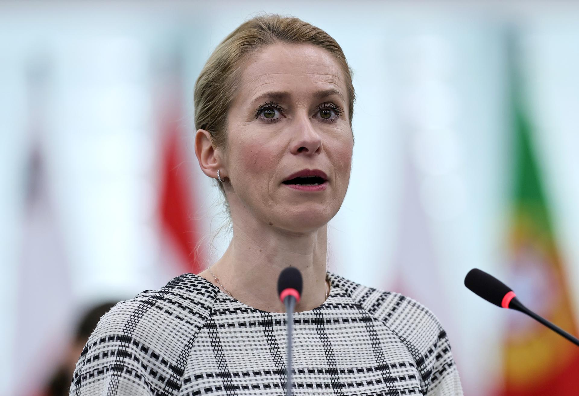 La alta representante de la Unión Europea (UE) para Asuntos Exteriores, Kaja Kallas, en una imagen reciente. EFE/EPA/RONALD WITTEK