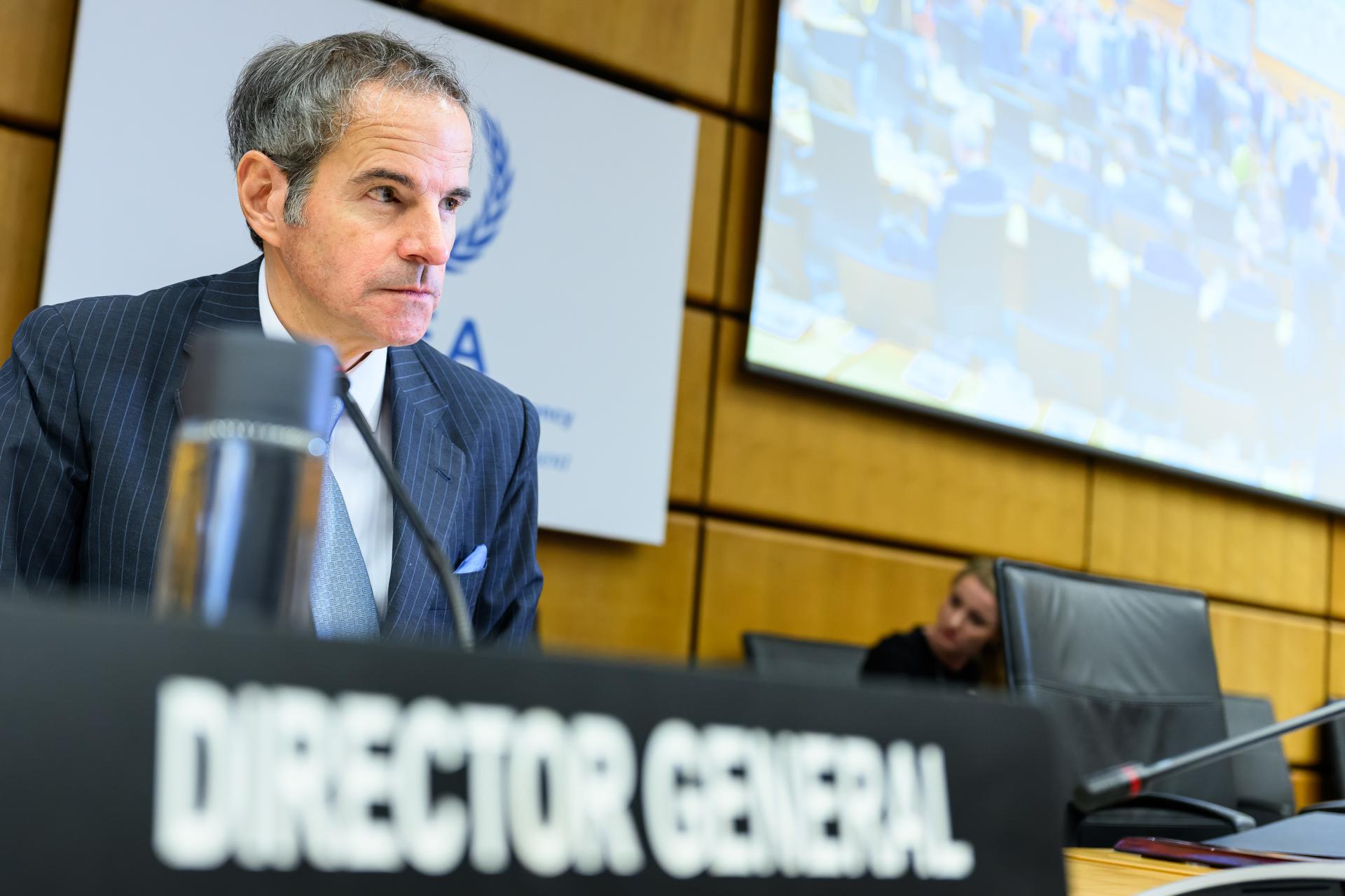 El director general del OIEA, la agencia nuclear de la ONU, Rafael Grossi, este 23 de junio. EFE/EPA/MAX SLOVENCIK