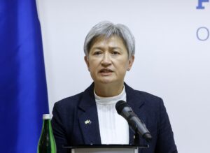 Fotografía de archivo de la ministra de Asuntos Exteriores de Australia, Penny Wong.
EFE/EPA/SERGEY DOLZHENKO