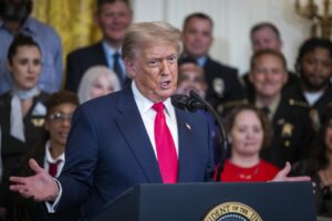 El presidente de Estados Unidos, Donald Trump. EFE/Jim Lo Scalzo
