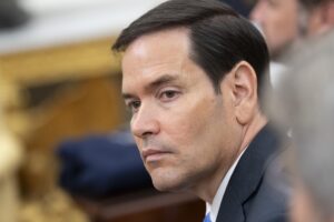 Fotografía de archivo del secretario de Estado de EEUU, Marco Rubio. EFE/CHRIS KLEPONIS / POOL