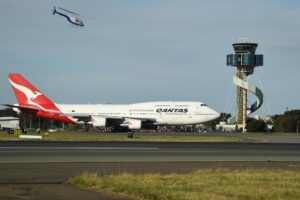 Fotografía de archivo, tomada el 22/07/2020, que muestra un avión comercial de la aerolínea australiana Qantas en Sídney EFE/EPA/JOEL CARRETT AUSTRALIA AND NEW ZEALAND OUT[AUSTRALIA AND NEW ZEALAND OUT]