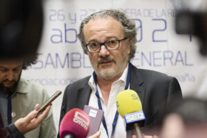 Imagen de archivo del presidente de la FAPE, el periodista Miguel Ángel Noceda. EFE/Manu Reino