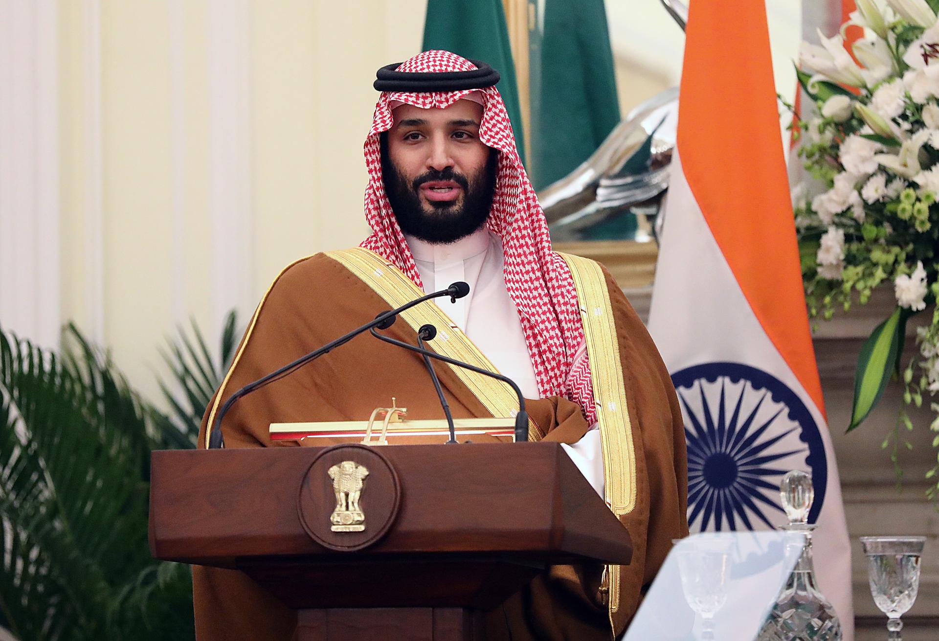 Imagen de Archivo del príncipe heredero saudí, Mohamed bin Salman.
EFE/ Harish Tyagi