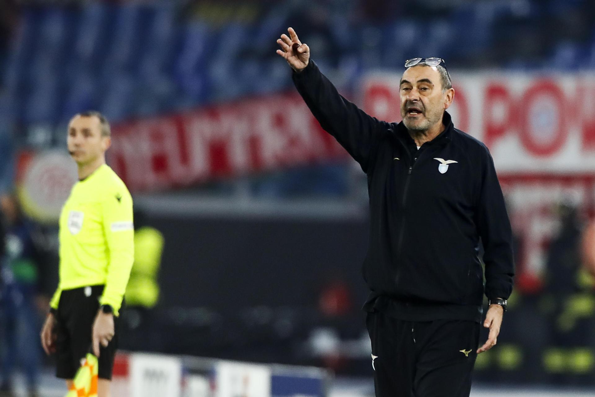 El italiano Maurizo Sarri vuelve a entrenar al Lazio. EFE/EPA/ANGELO CARCONI