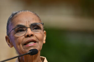 La ministra de Medio Ambiente de Brasil, Marina Silva, en una fotografía de archivo. EFE/ Andre Borges