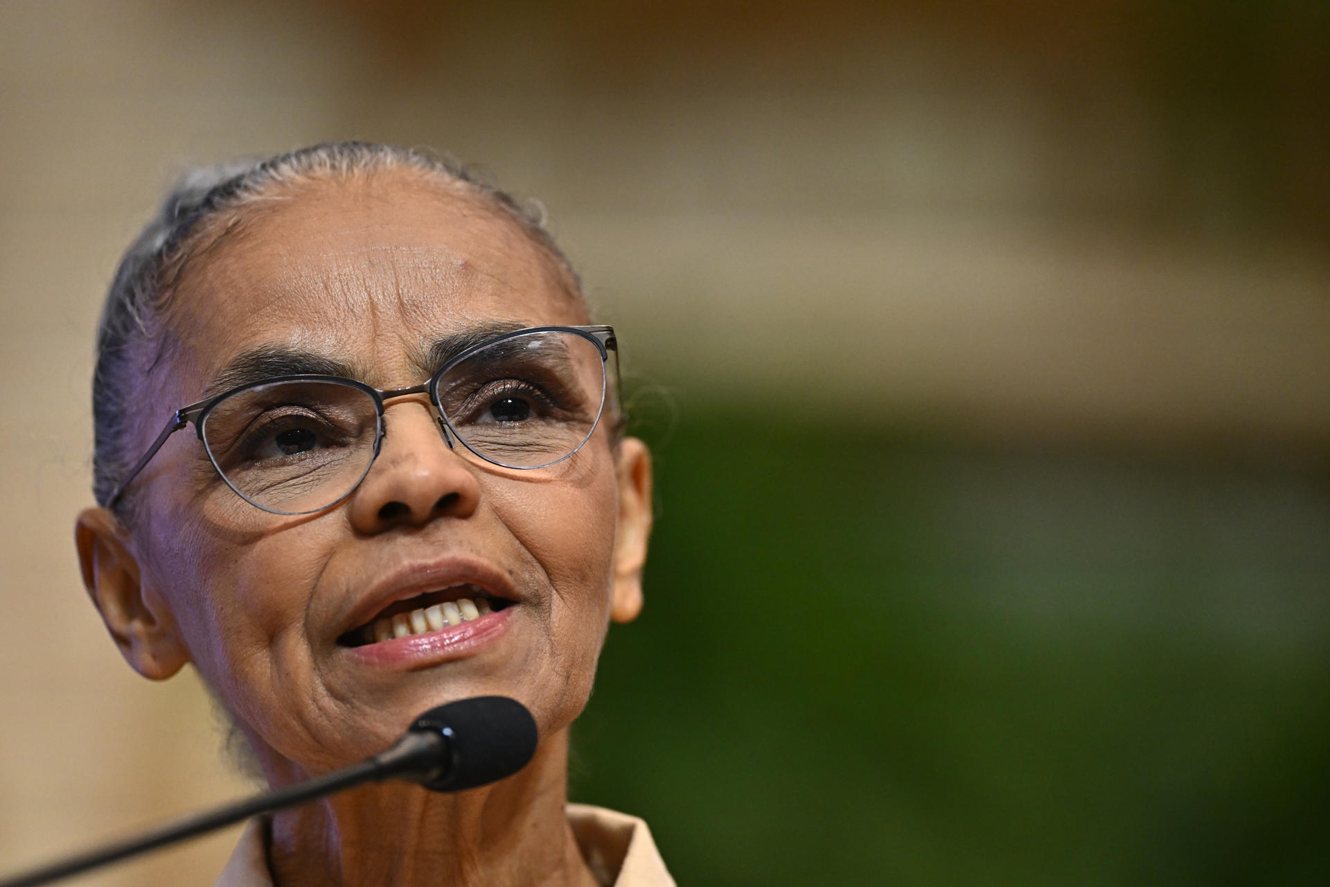 La ministra de Medio Ambiente de Brasil, Marina Silva, en una fotografía de archivo. EFE/ Andre Borges