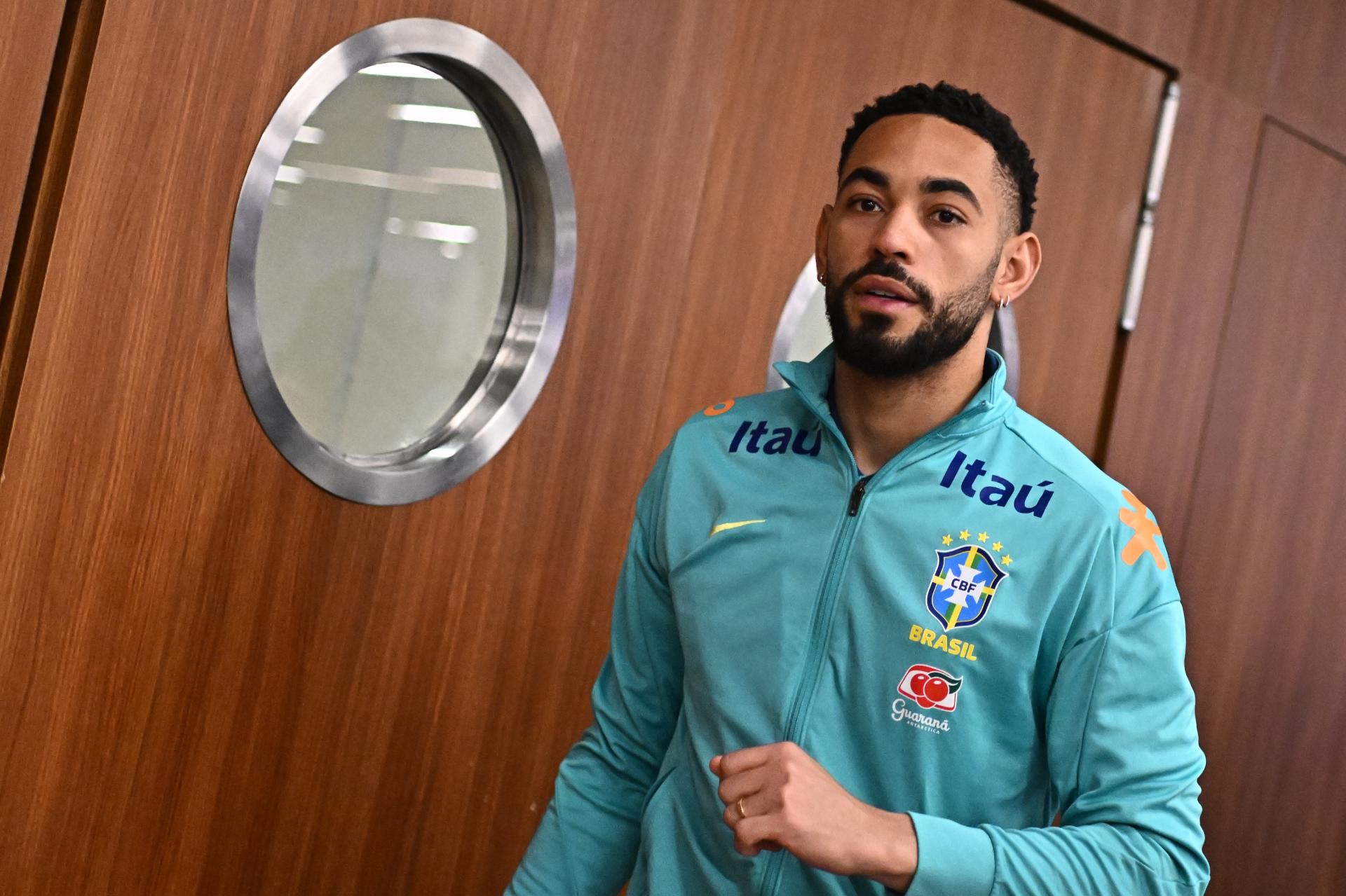 El jugador de la selección brasileña de fútbol Matheus Cunha en foto de archivo de Andre Borges. EFE