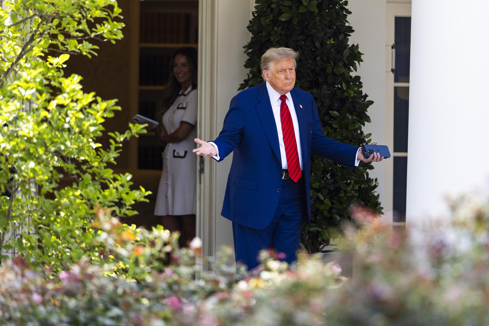 El presidente estadounidense, Donald Trump. EFE/EPA/JIM LO SCALZO