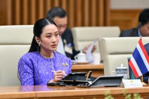 Fotografía de archivo de la primera ministra de Tailandia, Paetongtarn Shinawatra.
EFE/EPA/NHAC NGUYEN / POOL