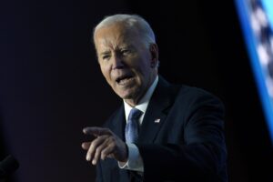 Fotografía del expresidente de Estados Unidos, Joe Biden. EFE/Yuri Gripas