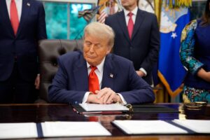 El presidente de Estados Unidos, Donald Trump. EFE/EPA/YURI GRIPAS / POOL