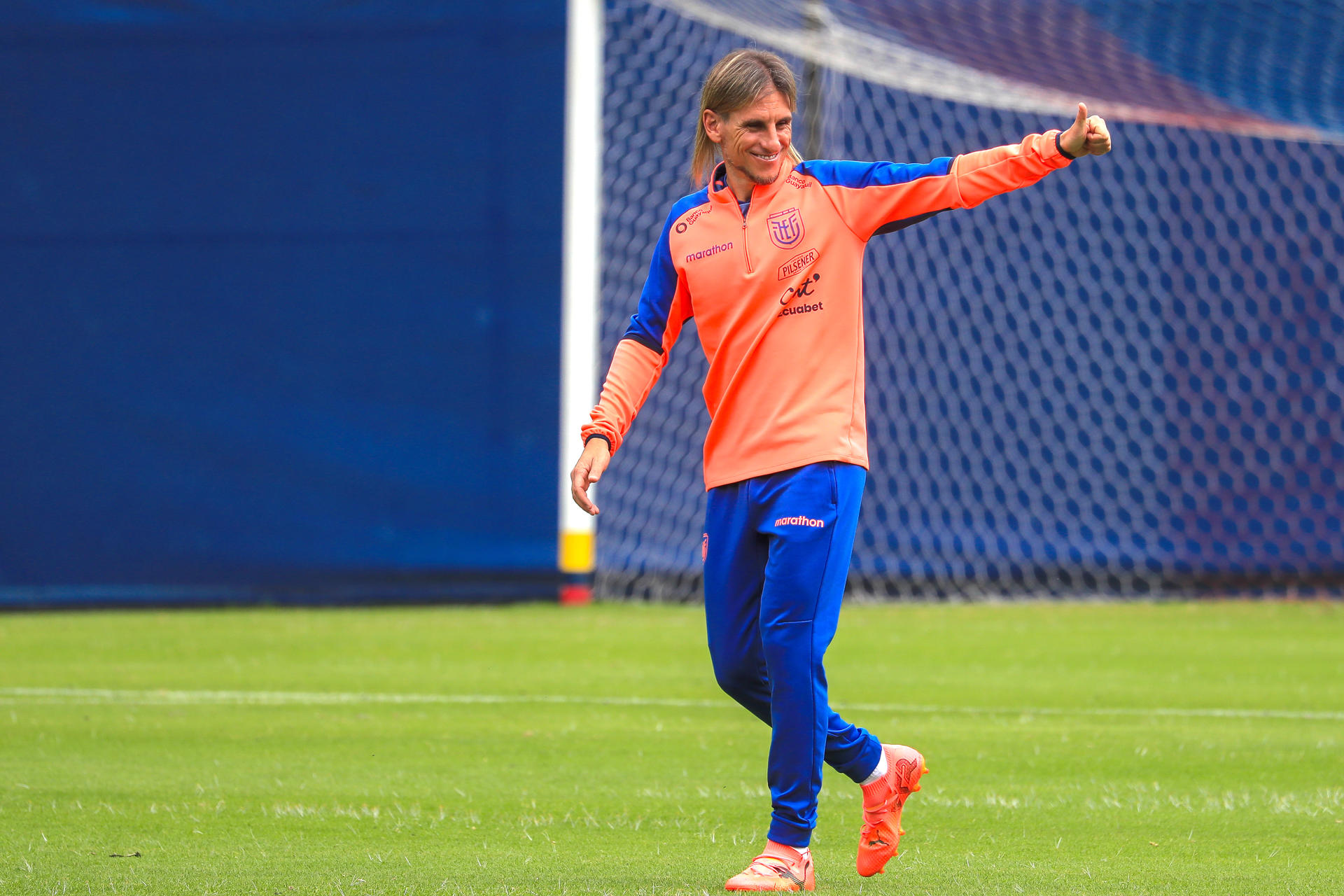 El entrenador de la selección ecuatoriana de fútbol y extécnico del Elche, el argentino Sebastian Beccacece. EFE/ José Jácome