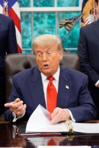 El presidente de Estados Unidos, Donald Trump. EFE/Yuri Gripas