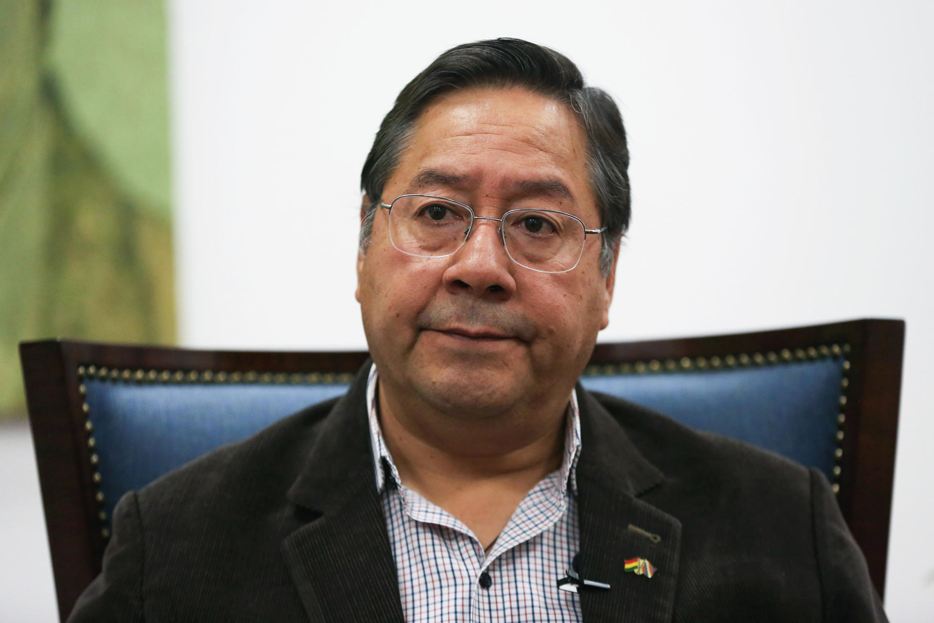 Foto de archivo del presidente de Bolivia, Luis Arce. EFE/Luis Gandarillas