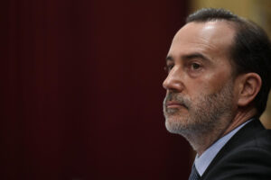El presidente del parlament balear, Gabriel Le Senne, durante un pleno del Parlament. EFE/ Miquel A. Borràs