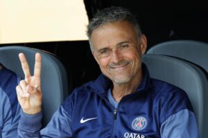 Luis Enrique, entrenador del Paris Saint-Germain. EFE/EPA/JOHN G. MABANGLO