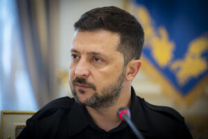 El presidente ucraniano, Volodímir Zelenski. EFE/ Marcel Gascón