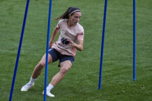 La jugadora de la selección femenina de fútbol de España Aitana Bonmatí en foto de archivo de /Alejandro García. EFE