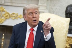 El presidente de Estados Unidos,, Donald Trump. EFE/EPA/CHRIS KLEPONIS / POOL