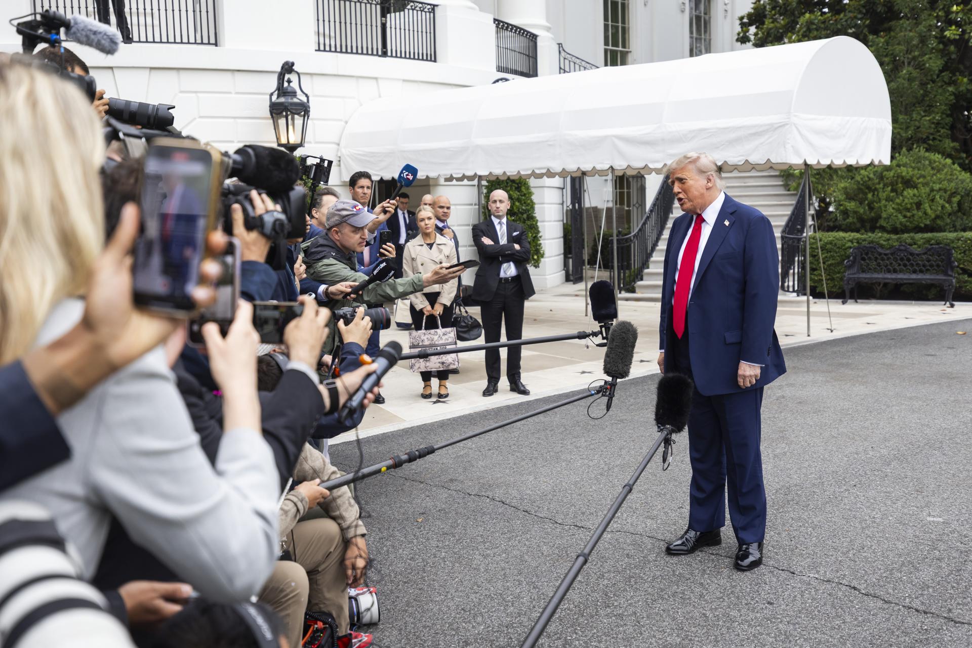 El presidente de Estados Unidos, Donald Trump. EFE/Jim Lo Scalzo