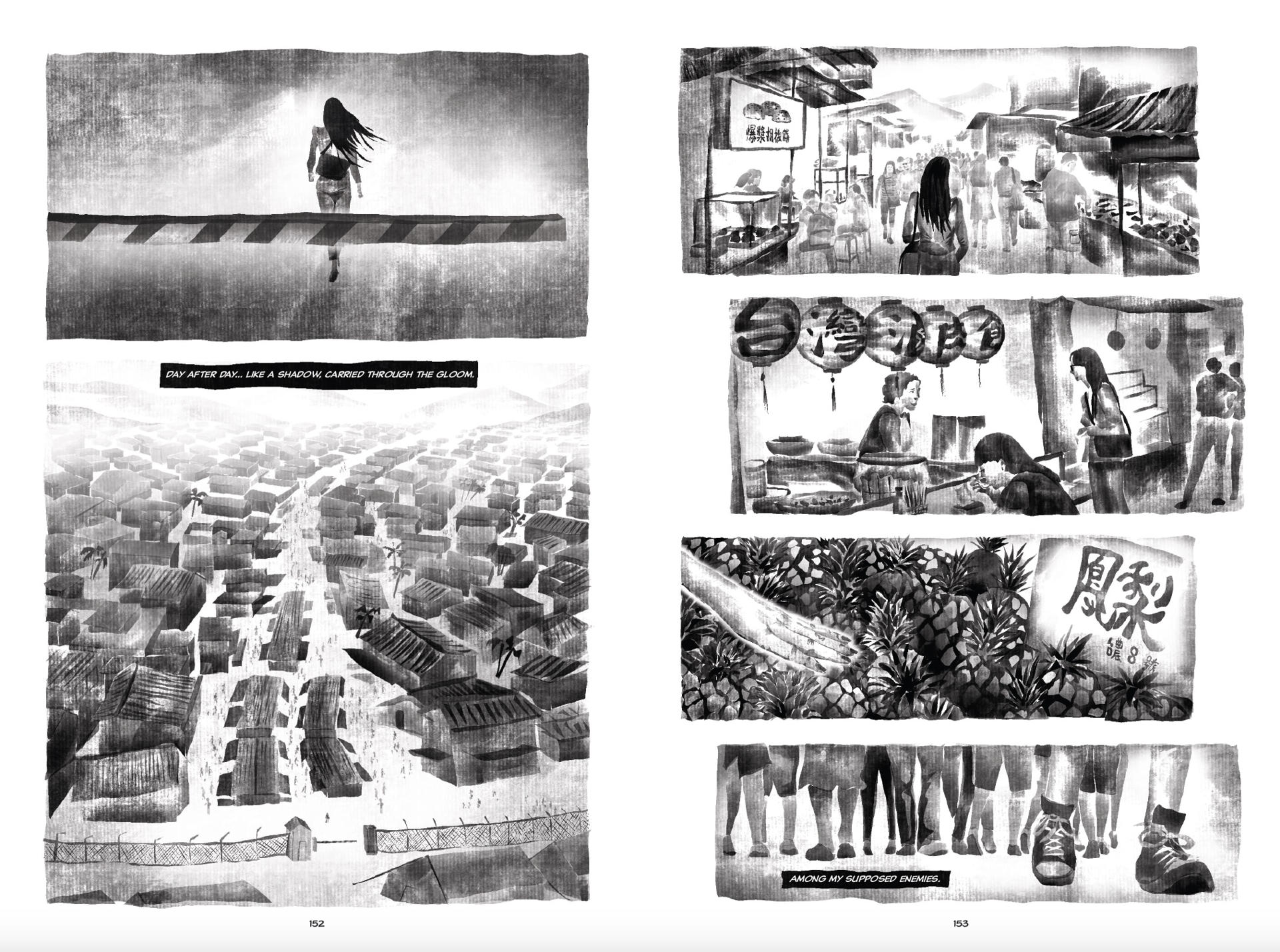 La novela gráfica 'You Must Take Part in the Revolution', de la periodista Melissa Chan y el artista Badiucao. EFE/Melissa Chan/ SOLO USO EDITORIAL/SOLO DISPONIBLE PARA ILUSTRAR LA NOTICIA QUE ACOMPAÑA (CRÉDITO OBLIGATORIO)