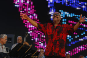 El director del Gran Combo de Puerto Rico, Rafael Ithier, en una foto de archivo. EFE/Thais Llorca