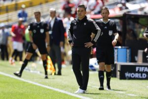 El entrenador Marcelo Gallardo ha vuelto a Seattle con River Plate para definir la clasificación con Inter de Milán a los octavos de final del Mundial de Clubes. EFE/EPA/JOHN G. MABANGLO