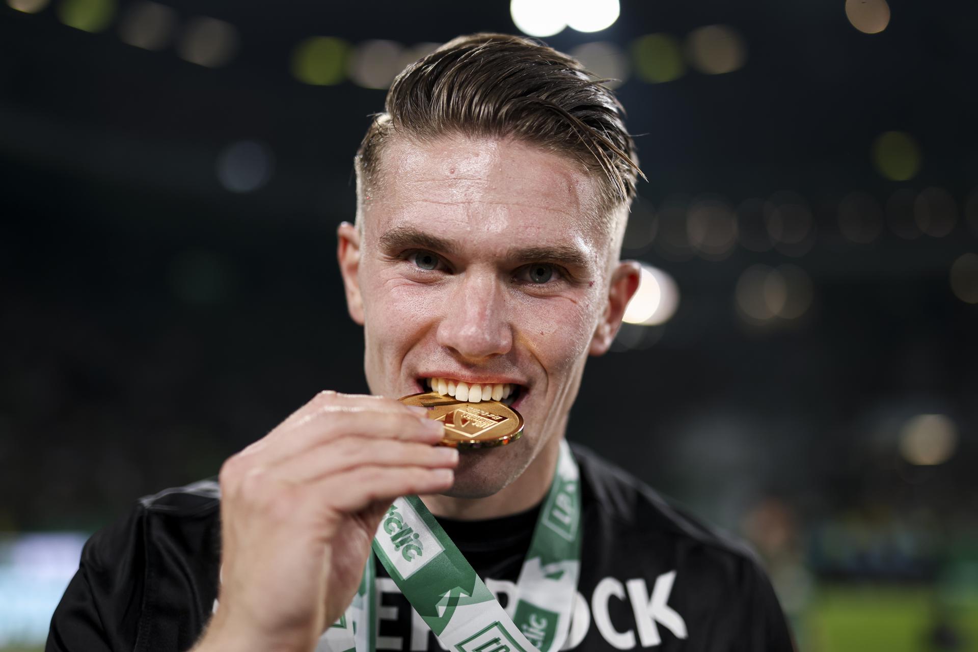 El delantero internacional sueco Viktor Gyokeres. EFE/EPA/FILIPE AMORIM