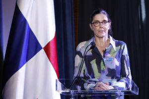 Fotografía de archivo de la representante de Unicef en Panamá, Sandie Blanchet. EFE/ Bienvenido Velasco