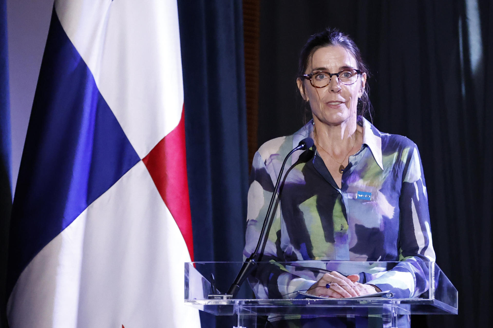 Fotografía de archivo de la representante de Unicef en Panamá, Sandie Blanchet. EFE/ Bienvenido Velasco