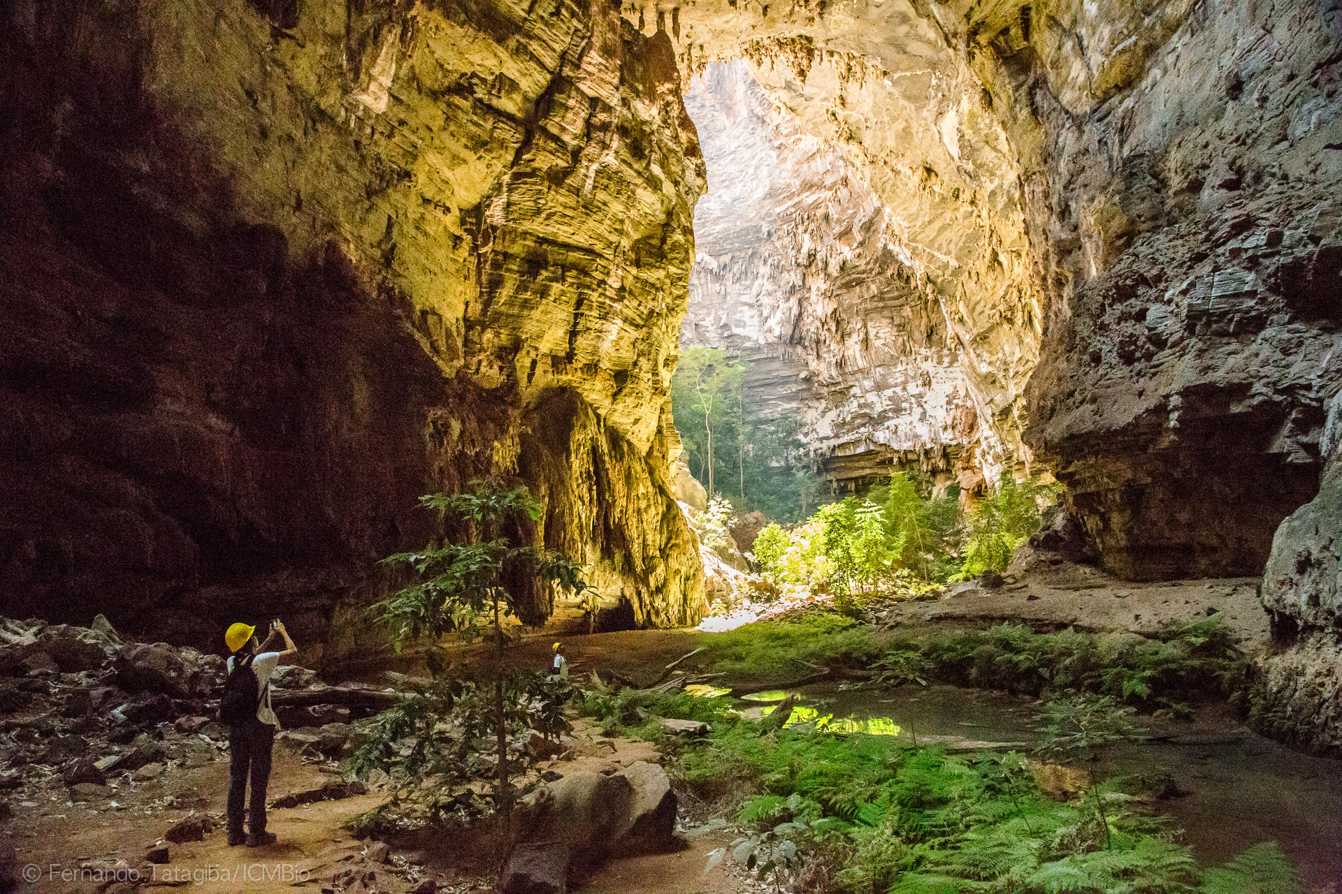 Fotografía de una cueva en el Parque Nacional de las Cavernas del Peruaçu en Minas Gerais (Brasil), candidato a Patrimonio Mundial Natural de la Unesco. EFE/ Fernando Tatagiba / Instituto Chico Mendes para la Conservación de la Biodiversidad / SOLO USO EDITORIAL/ NO VENTAS/ SOLO DISPONIBLE PARA ILUSTRAR LA NOTICIA QUE ACOMPAÑA (CRÉDITO OBLIGATORIO)