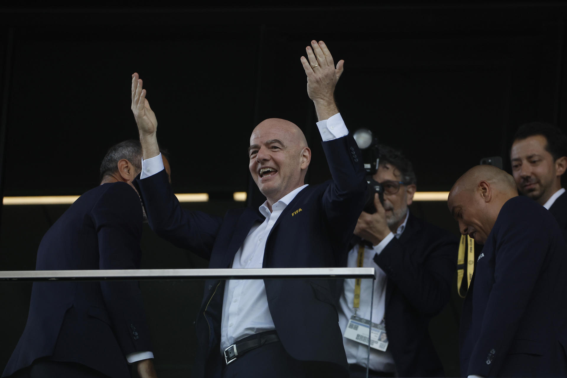 El presidente de la FIFA Gianni Infantino. EFE/ Juan Ignacio Roncoroni