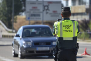 Control del consumo de drogas y alcohol al volante. Efe/Wifredo García.