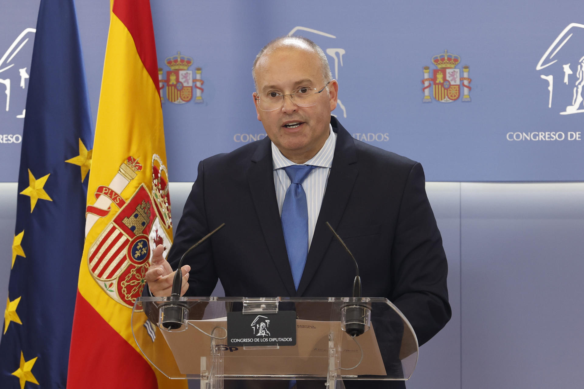 En la imagen, Miguel Tellado. EFE/Javier Lizón