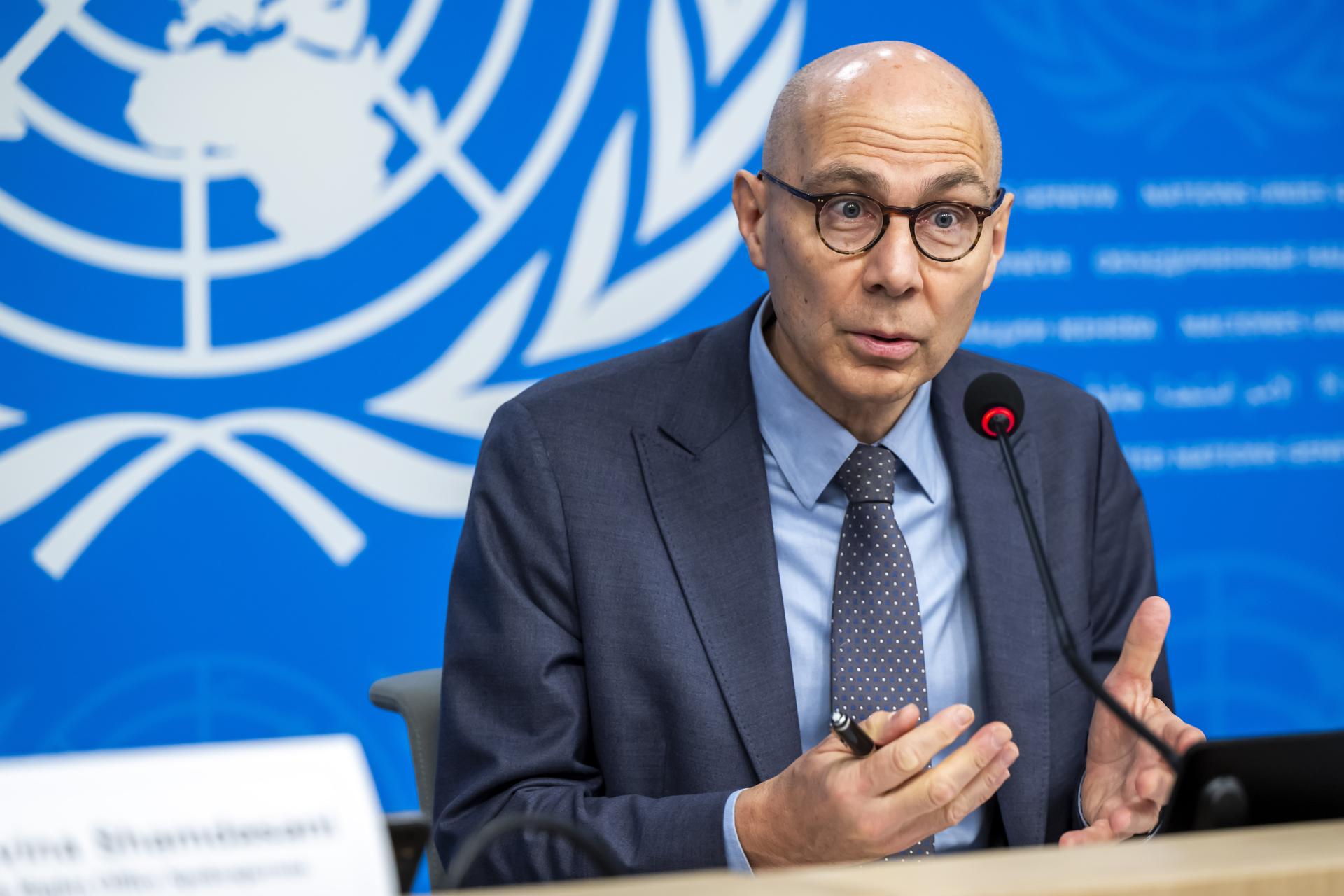 El alto comisionado de la ONU para los derechos humanos, Volker Türk, en una imagen de archivo. EFE/EPA/MARTIAL TREZZINI