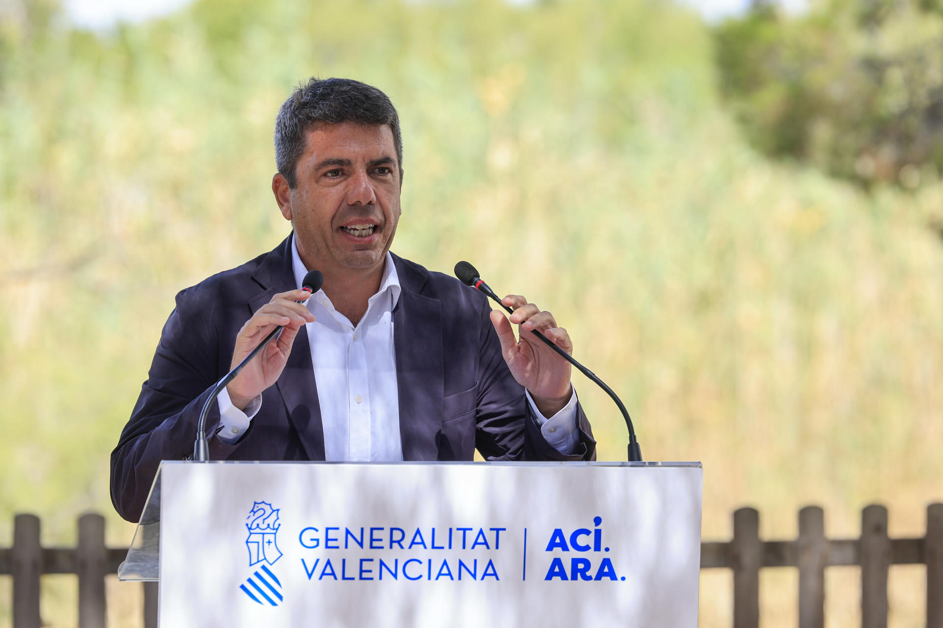 El president de la Generalitat, Carlos Mazón . EFE/ Kai Försterling