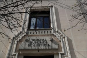 Imagen de archivo (14/03/2021) de la fachada del Tribunal Superior de Justicia de Madrid (TSJM).
EFE/Mariscal