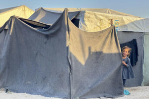 En la imagen, vista de archivo del campamento de Mawasi, en el sur de Rafah. EFE/Str