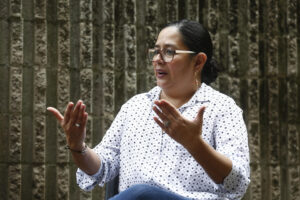 Foto de archivo de la abogada salvadoreña Ruth López. EFE/Rodrigo Sura