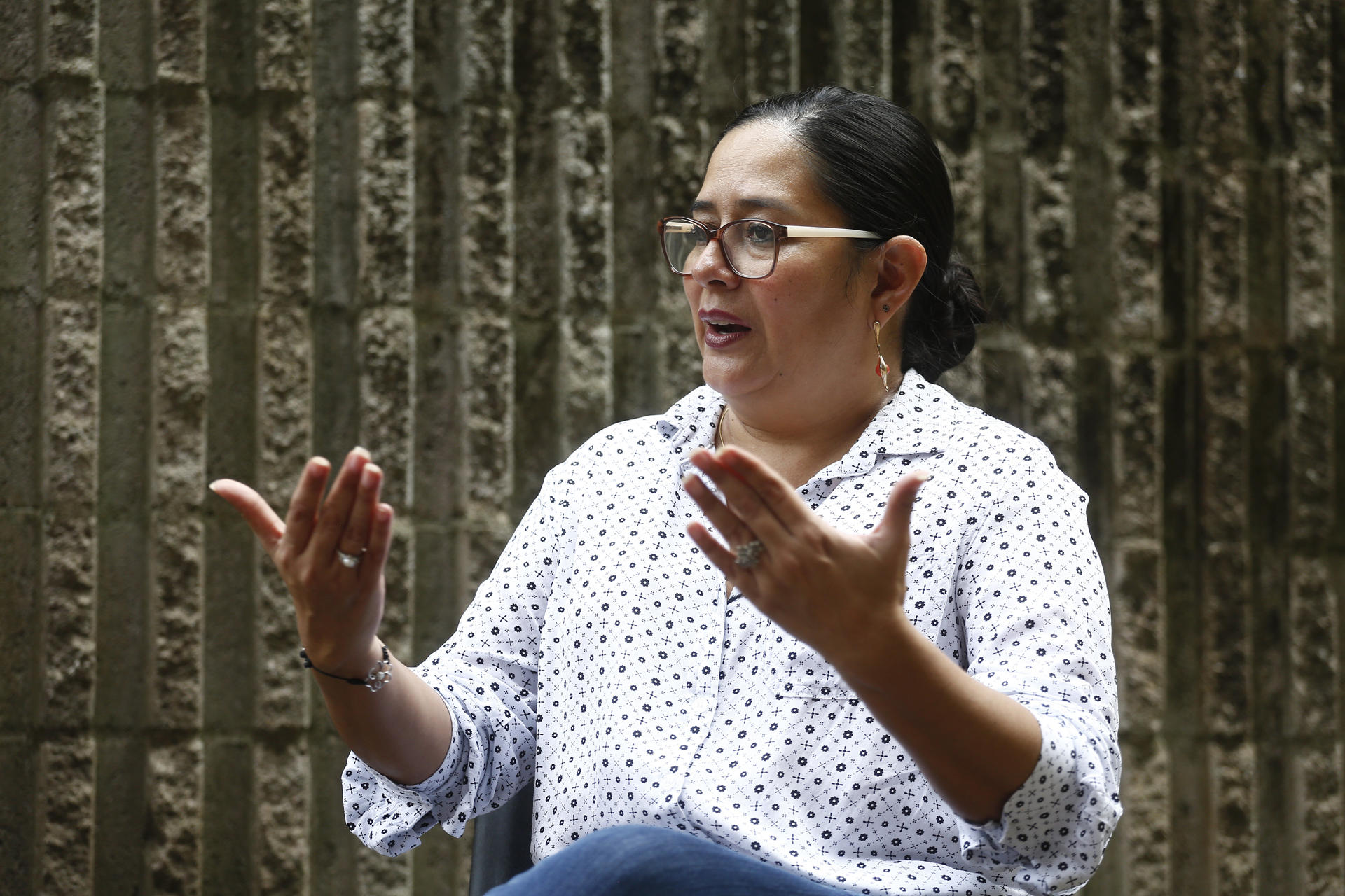 Foto de archivo de la abogada salvadoreña Ruth López. EFE/Rodrigo Sura