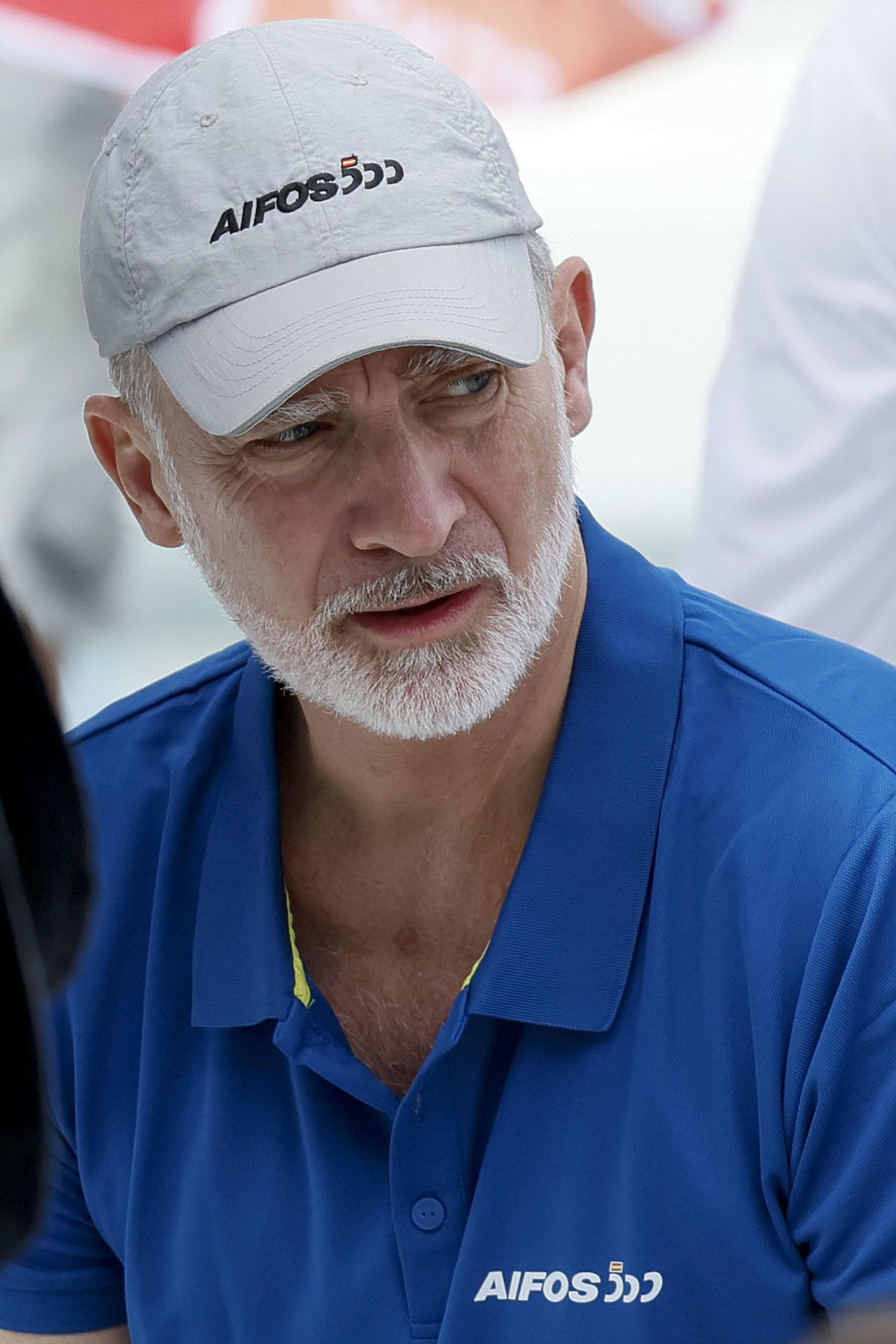 Felipe VI ha embarcado este martes en el Aifos para participar en la primera regata de la 43 Copa del Rey Mapfre de vela en aguas de la bahía de Palma. EFE/Ballesteros
