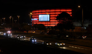 Vista exterior del Movistar Arena de Bogotá (Colombia). Foto de archivo. EFE/MAURICIO DUEÑAS CASTAÑEDA